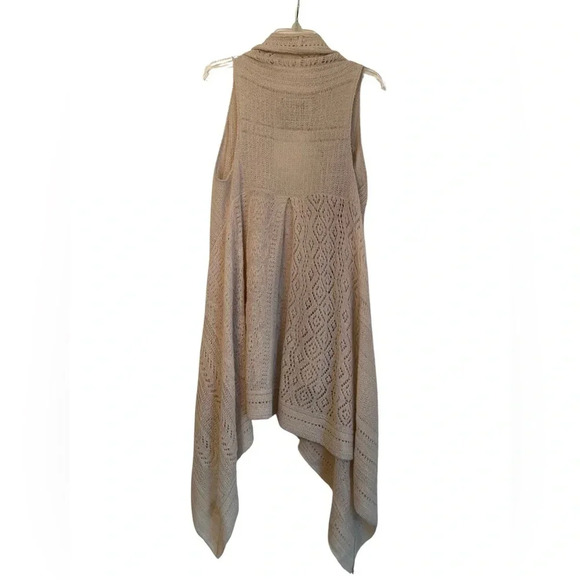 Anthropologie Angel Of The North Lua Pointelle Sweater Vest - Picture 4 of 8